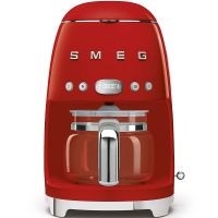 Smeg BCC02 Kompakte im Jahre Kaffeevollautomat Retro Design mit 50er Kaffeemaschine Dampffunktion